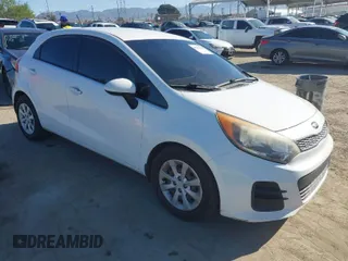 2016 Kia Rio LX with VIN KNADM5A35G6621542, listed as a IAAI auction lot 41862287 with 118,247 mi miles. Bid and sale history available at carsss.com. Image 1.