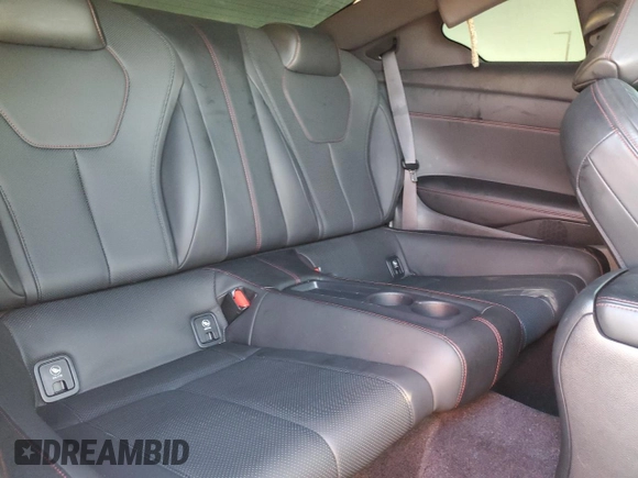 2021 Infiniti Q60 Red Sport 400 with VIN JN1FV7LK3MM530255, listed as a Copart auction lot 82806824 with 27,540 mi miles and Salvage title. Bid and sale history available at DreamBid. Image 10.
