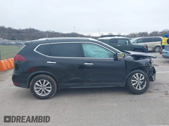 2019 Nissan Rogue SV with VIN KNMAT2MT5KP529837, listed as a IAAI auction lot 41228285 with 99,527 mi miles. Bid and sale history available at carsss.com. Image 13.