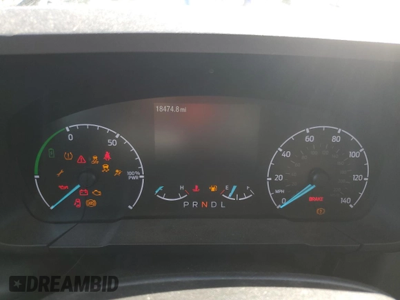 2023 Ford Maverick XL with VIN 3FTTW8E36PRA71470, listed as a Copart auction lot 49702575 with 18,474 mi miles and Non Repairable. Bid and sale history available at DreamBid. Image 9.
