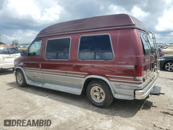 1995 Ford Econoline Cargo with VIN 1FDEE14H4SHB91368, listed as a Copart auction lot 84974644 with 317,585 mi miles and Clean Title. Bid and sale history available at DreamBid. Image 2.