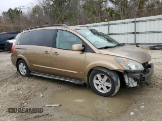 2004 Nissan Quest S with VIN 5N1BV28UX4N334537, listed as a Copart auction lot 48255935 with 95,403 mi miles and Clean Title. Bid and sale history available at carsss.com. Image 4.