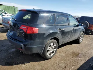 2009 Acura MDX with VIN 2HNYD28239H533973, listed as a Copart auction lot 49970585 with 176,591 mi miles and Salvage Title. Bid and sale history available at carsss.com. Image 3.