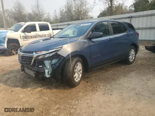 2024 Chevrolet Equinox LS with VIN 3GNAXHEG5RL205096, listed as a Copart auction lot 50379735 with 13,598 mi miles and Non Repairable. Bid and sale history available at carsss.com. Image 1.