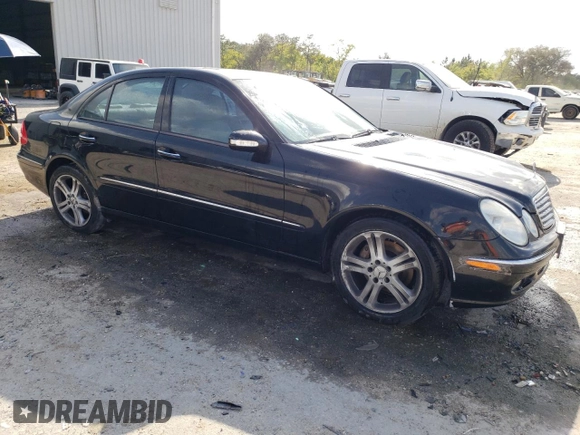 2006 Mercedes-Benz E 350 with VIN WDBUF56J16A827360, listed as a Copart auction lot 50359075 with 154,551 mi miles and Salvage Title. Bid and sale history available at DreamBid. Image 4.