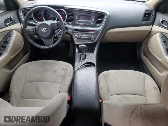 2015 Kia Optima LX with VIN KNAGM4A78F5596716, listed as a Copart auction lot 47467985 with 135,731 mi miles and Clean Title. Bid and sale history available at DreamBid. Image 8.