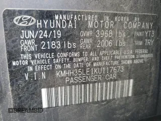2019 Hyundai Elantra GT with VIN KMHH35LE1KU117673, listed as a Copart auction lot 73005714 with 92,913 mi miles and Salvage Title. Bid and sale history available at carsss.com. Image 13.