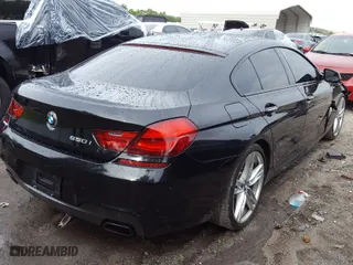 2015 BMW 6 Series 650i with VIN WBA6B2C57FGB99166, listed as a Copart auction lot 39443480 with 41,812 mi miles and Non Repairable. Bid and sale history available at carsss.com. Image 4.