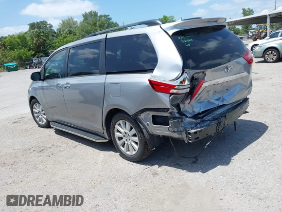 2016 Toyota Sienna Limited z VIN 5TDDK3DC6GS143981, wystawiony jako IAAI lot #42094449 z przebiegiem 89 078 mil mil oraz . Historia ofert i sprzedaży dostępna na DreamBid. Obrazek 3.