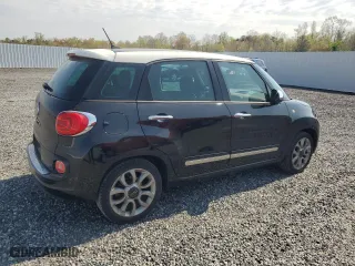 2014 FIAT 500L Lounge with VIN ZFBCFACH4EZ012256, listed as a Copart auction lot 52956725 with 114,014 mi miles and Salvage Title. Bid and sale history available at carsss.com. Image 3.