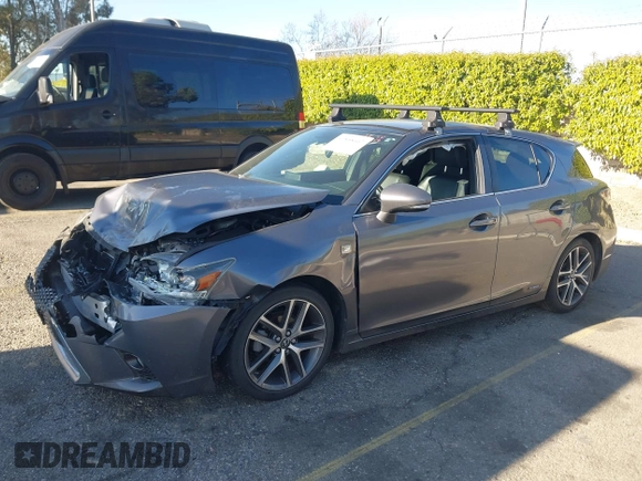 2016 Lexus CT 200h with VIN JTHKD5BH4G2258564, listed as a IAAI auction lot 41858667 with 94,537 mi miles and . Bid and sale history available at carsss.com. Image 19.