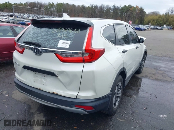 2018 Honda CR-V LX with VIN 2HKRW5H35JH407625, listed as a IAAI auction lot 41790059 with 80,000 mi miles. Bid and sale history available at carsss.com. Image 4.