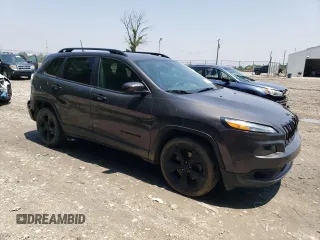 2018 Jeep Cherokee Latitude with VIN 1C4PJLCB0JD542364, listed as a Copart auction lot 59281985 with 129,154 mi miles and Salvage title. Bid and sale history available at DreamBid. Image 4.