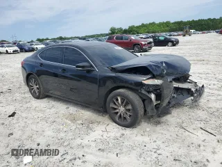 2016 Acura TLX Technology with VIN 19UUB1F55GA004670, listed as a Copart auction lot 58072715 with 140,423 mi miles and Salvage title. Bid and sale history available at DreamBid. Image 4.