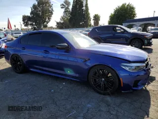 2019 BMW M5 Competition with VIN WBSJF0C53KB446752, listed as a Copart auction lot 37760913 with 34,595 mi miles. Bid and sale history available at carsss.com. Image 4.
