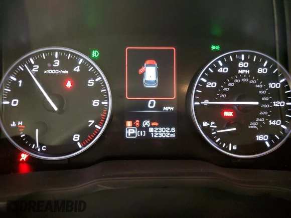 2024 Subaru Impreza Sport with VIN JF1GUAFCXR8332025, listed as a Copart auction lot 74112224 with 12,302 mi miles and Salvage Title. Bid and sale history available at carsss.com. Image 9.