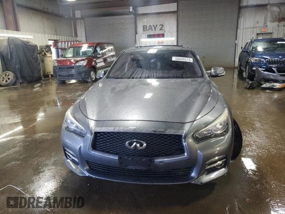 2017 Infiniti Q50 Premium with VIN JN1EV7AR6HM830034, listed as a Copart auction lot 50840515 with 80,067 mi miles and Non repairable. Bid and sale history available at DreamBid. Image 5.
