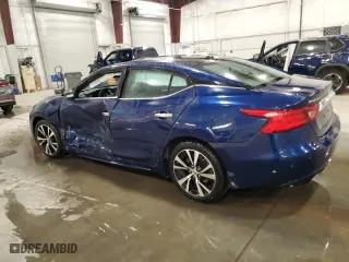 2018 Nissan Maxima SL with VIN 1N4AA6AP6JC383853, listed as a Copart auction lot 48490015 with 0 mi miles and Salvage Title. Bid and sale history available at carsss.com. Image 2.