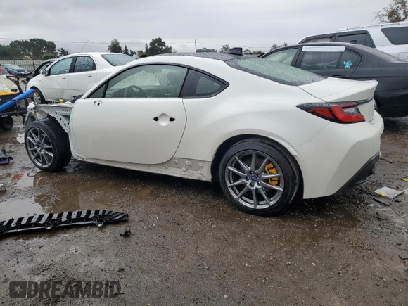 2023 Subaru BRZ Premium with VIN JF1ZDBB11P9700098, listed as a Copart auction lot 80287284 with 24,847 mi miles and Salvage Title. Bid and sale history available at carsss.com. Image 2.