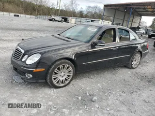 2008 Mercedes-Benz E-Class Luxury 3.5L with VIN WDBUF56X48B209208, listed as a Copart auction lot 44258895 with 187,773 mi miles and Salvage Title. Bid and sale history available at carsss.com. Image 1.