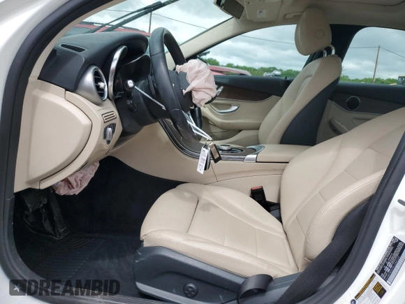 2019 Mercedes-Benz C 300 with VIN 55SWF8EB9KU288220, listed as a Copart auction lot 54954374 with Not Provided miles and Salvage Title. Bid and sale history available at carsss.com. Image 7.