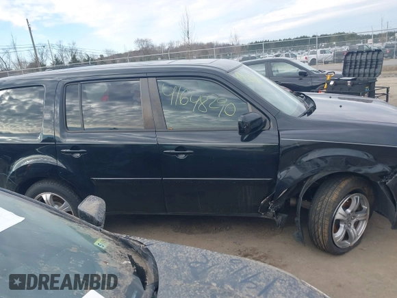 2013 Honda Pilot EX-L with VIN 5FNYF4H77DB047995, listed as a IAAI auction lot 41648290 with 154,926 mi miles and . Bid and sale history available at DreamBid. Image 13.