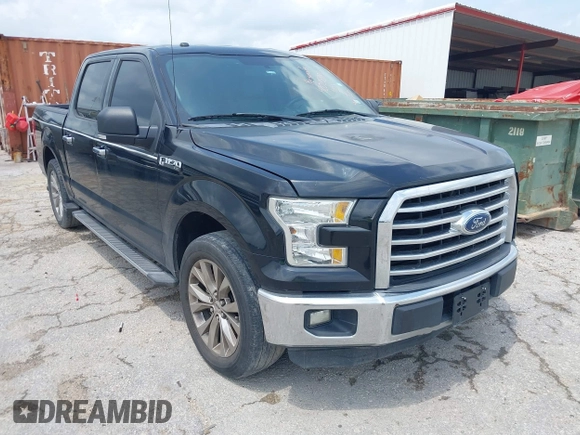 2017 Ford F-150 XL with VIN 1FTEW1CP9HKC33135, listed as a IAAI auction lot 42025383 with 153,658 mi miles. Bid and sale history available at carsss.com. Image 1.