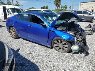2013 Kia Optima SX with VIN 5XXGR4A66DG227910, listed as a Copart auction lot 61357605 with Not provided miles and Non repairable. Bid and sale history available at DreamBid. Image 4.