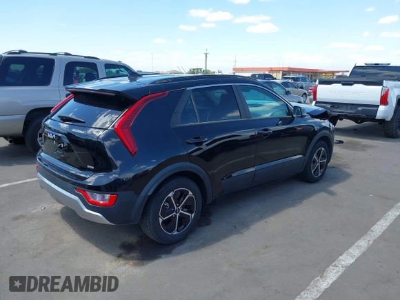2023 Kia Niro EX with VIN KNDCR3LE1P5100018, listed as a IAAI auction lot 42033942 with 25,188 mi miles. Bid and sale history available at carsss.com. Image 4.