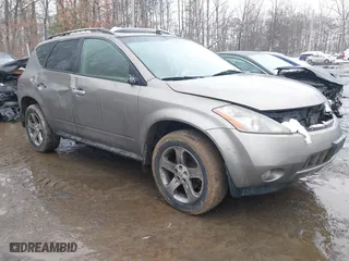 2004 Nissan Murano SE with VIN JN8AZ08W84W307524, listed as a IAAI auction lot 41563833 with 209,634 mi miles. Bid and sale history available at carsss.com. Image 1.