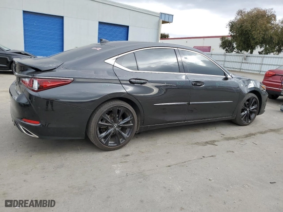 2023 Lexus ES with VIN 58AJZ1B19PU145728, listed as a Copart auction lot 80336054 with 48,281 mi miles and Salvage Title. Bid and sale history available at carsss.com. Image 3.