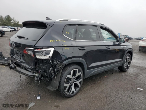 2022 Volkswagen Taos SEL with VIN 3VV2X7B2XNM015350, listed as a Copart auction lot 41783735 with 57,783 mi miles and Salvage Title. Bid and sale history available at carsss.com. Image 3.