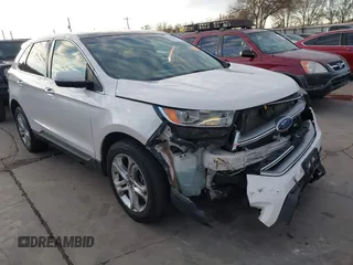 2017 Ford Edge Titanium z VIN 2FMPK4K92HBB10842, wystawiony jako IAAI lot #41307667 z przebiegiem 109 385 mil mil oraz . Historia ofert i sprzedaży dostępna na DreamBid. Obrazek 1.