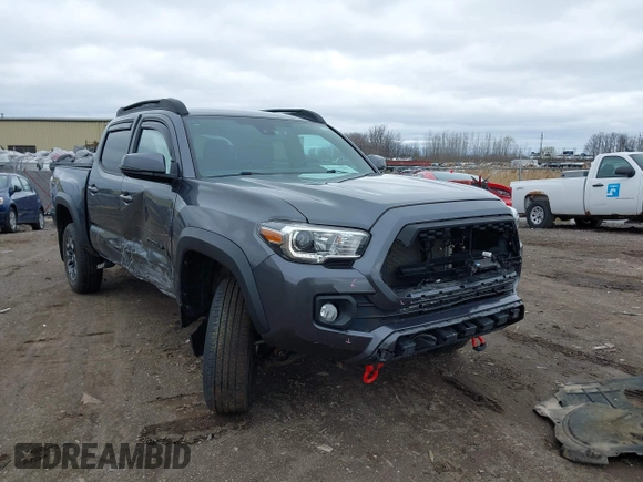 2021 Toyota Tacoma 4WD SR with VIN 3TMCZ5AN2MM406293, listed as a IAAI auction lot 41925585 with 52,243 mi miles. Bid and sale history available at carsss.com. Image 1.