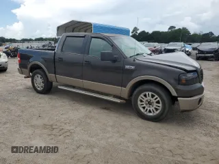 2006 Ford F-150 XLT with VIN 1FTPW12V16KD70138, listed as a Copart auction lot 61302585 with 226,024 mi miles and Salvage title. Bid and sale history available at DreamBid. Image 4.