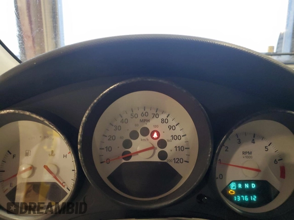 2007 Dodge Caliber R/T with VIN 1B3HE78K87D533981, listed as a Copart auction lot 43329415 with 137,612 mi miles and Salvage Title. Bid and sale history available at carsss.com. Image 9.