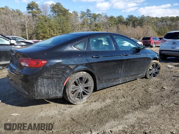 2017 Chrysler 200 Touring with VIN 1C3CCCFB7HN504725, listed as a Copart auction lot 41757845 with 96,424 mi miles and Salvage Title. Bid and sale history available at carsss.com. Image 3.