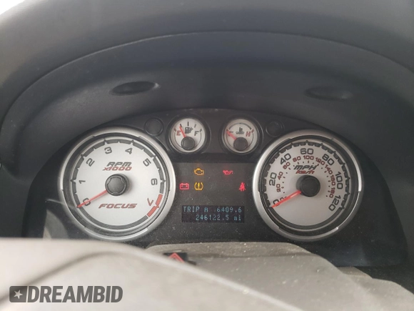 2008 Ford Focus SE with VIN 1FAHP35N58W297866, listed as a Copart auction lot 55307685 with 246,122 mi miles and Salvage Title. Bid and sale history available at DreamBid. Image 9.