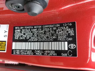 2017 Toyota Prius Two with VIN JTDKARFU0H3533240, listed as a Copart auction lot 53893145 with 66,551 mi miles and Salvage Title. Bid and sale history available at DreamBid. Image 12.