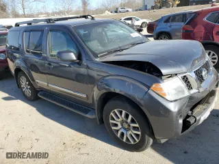 2011 Nissan Pathfinder Silver with VIN 5N1AR1NB3BC616914, listed as a Copart auction lot 44925974 with 0 mi miles and Salvage Title. Bid and sale history available at carsss.com. Image 4.