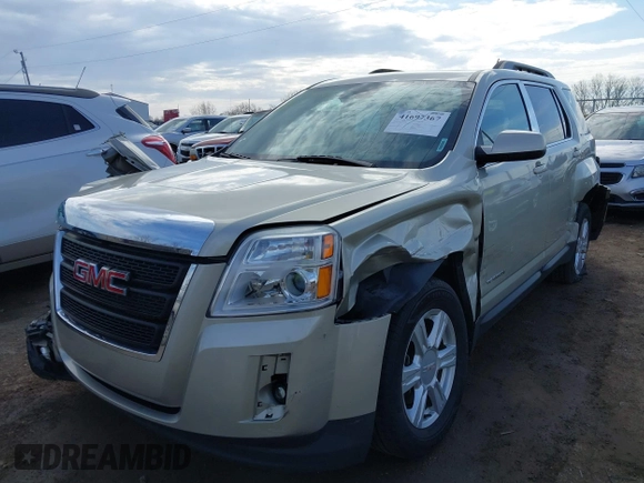2015 GMC Terrain SLT with VIN 2GKFLXE32F6429187, listed as a IAAI auction lot 41697367 with 106,844 mi miles and . Bid and sale history available at carsss.com. Image 6.