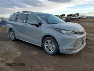 2023 Toyota Sienna XSE 25th Anniversary with VIN 5TDCSKFC2PS101424, listed as a Copart auction lot 42302165 with 53,074 mi miles and Salvage title. Bid and sale history available at DreamBid. Image 4.