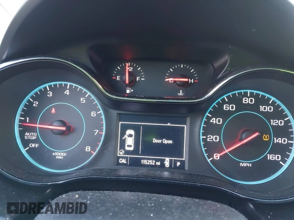 2017 Chevrolet Cruze LT with VIN 1G1BE5SMXH7212780, listed as a IAAI auction lot 41088567 with 115,252 mi miles and . Bid and sale history available at DreamBid. Image 7.
