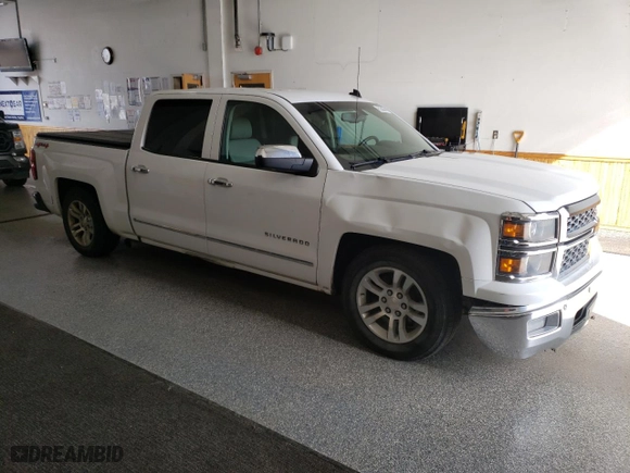 2014 Chevrolet Silverado 1500 LTZ with VIN 3GCUKSEC5EG569617, listed as a Copart auction lot 52012115 with 114,157 mi miles and Clean Title. Bid and sale history available at carsss.com. Image 4.