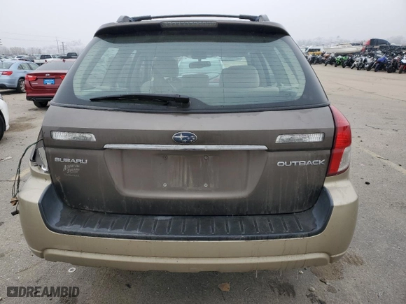 2008 Subaru Outback (Natl) i with VIN 4S4BP61C687322964, listed as a Copart auction lot 82632014 with 0 mi miles and Salvage Title. Bid and sale history available at carsss.com. Image 6.