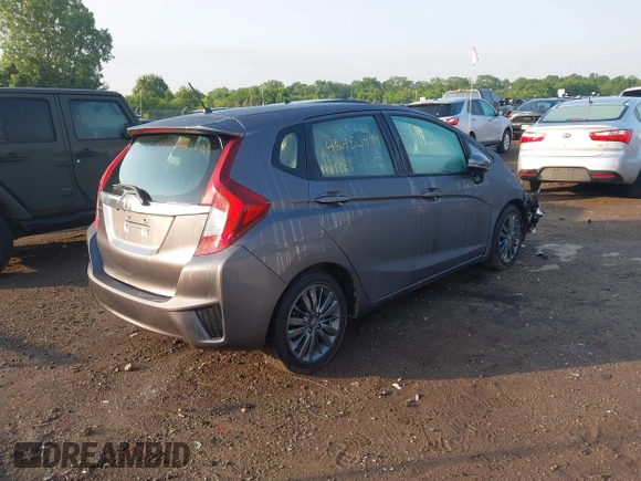 2015 Honda Fit EX with VIN 3HGGK5G86FM755209, listed as a IAAI auction lot 42450499 with 29,735 mi miles and . Bid and sale history available at DreamBid. Image 4.