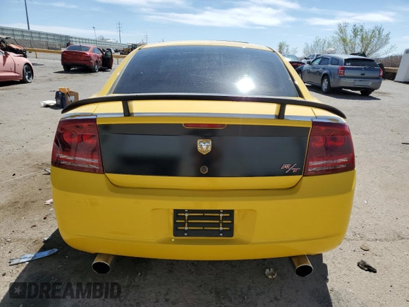 2006 Dodge Charger R/T with VIN 2B3KA53H56H385386, listed as a Copart auction lot 49863015 with 94,512 mi miles and Salvage Title. Bid and sale history available at carsss.com. Image 6.