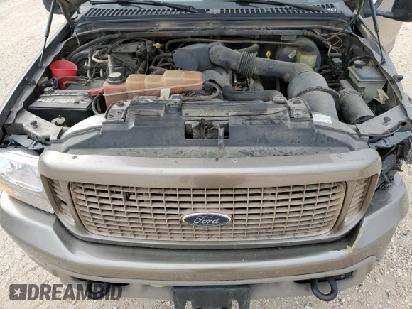 2003 Ford Excursion Eddie Bauer z VIN 1FMNU45S33ED13607, wystawiony jako Copart lot #83227864 z przebiegiem 251 989 mil mil oraz Szkoda całkowita • Salvage title. Historia ofert i sprzedaży dostępna na DreamBid. Obrazek 14.
