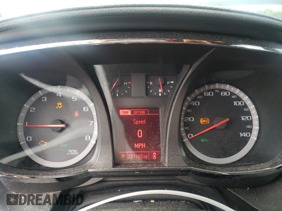2013 GMC Terrain SLE with VIN 2GKALSEK3D6309402, listed as a Copart auction lot 59613545 with 281,160 mi miles and Salvage title. Bid and sale history available at DreamBid. Image 9.