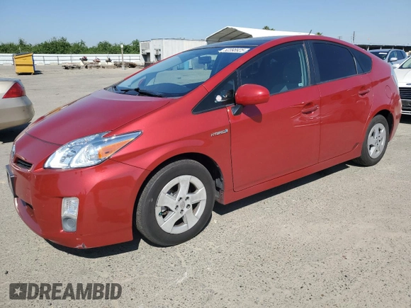 2010 Toyota Prius II with VIN JTDKN3DU8A0171802, listed as a Copart auction lot 52398925 with 167,507 mi miles and Salvage Title. Bid and sale history available at DreamBid. Image 1.